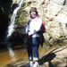 Along the hiking trail to the suspension bridge.