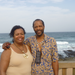In front of the beach in Umlodti, Kay's house.