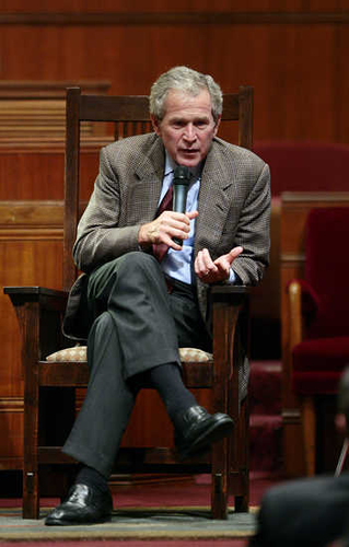george w bush book tour. President George W. Bush