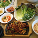 Jae yook (Spicy Pork) ssam bab.