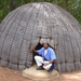 Traditional beehive hut in Swaziland.
