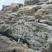 Robert did some climbing on rocks. I did not.