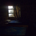 Inside the hut. There is no electricity. We had to use a parafin lamp. There is a sink and toilet with running water and an outdoor shower with a fabulous view.