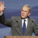 Mr. Bush speaking to the Veterans Day crowd in Dayton, Ohio