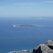 Robben Island from Table Mountain.