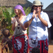 Dancing and singing.