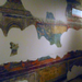 Fresco from a collapsed Roman wall found during excavations of the undercroft.