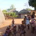 Many of these children are orphaned by AIDS. The village takes care of these children. According to the old African proverb,