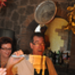 Making pasta in a cooking class at Villa Eddarella