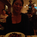 Vivien's birthday: grilled octopus, scallops, veal shank agnolotti and veal saltimbocca.