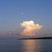 Moonrise over the thunderhead