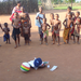 Gifts are shared among all of the children.