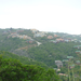 Multi-milliion dollar mansions high above the hills facing the ocean where the