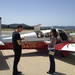 David explaining the fueling process to Vivien