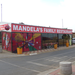 Mandel'a family restuarant located across the street from his home in Soweto. It was not open when we visited.