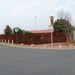 A view across the street of Mandela House.