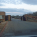 The gates to Lower Sabie rest camp for our 3 day self-drive safari in Kruger National Park.