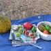 I've received some flak for expressing my opinion of Turkish restaurant cuisine. For me, Turkish dining gets no better than this - a salad-to-be of beautiful figs, peppers, brilliant tomatoes, and a melon as sweet as sunlight.