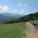 The Rila Mountains - which stand higher even than Mount Olympus in Greece - begged me to go explore. However, I snapped this photo moments after a spill from my bike mildly tore my left calf.
