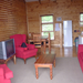 Living/dining room and kitchen of our chalet - home for 3 days at Storms River Mouth.